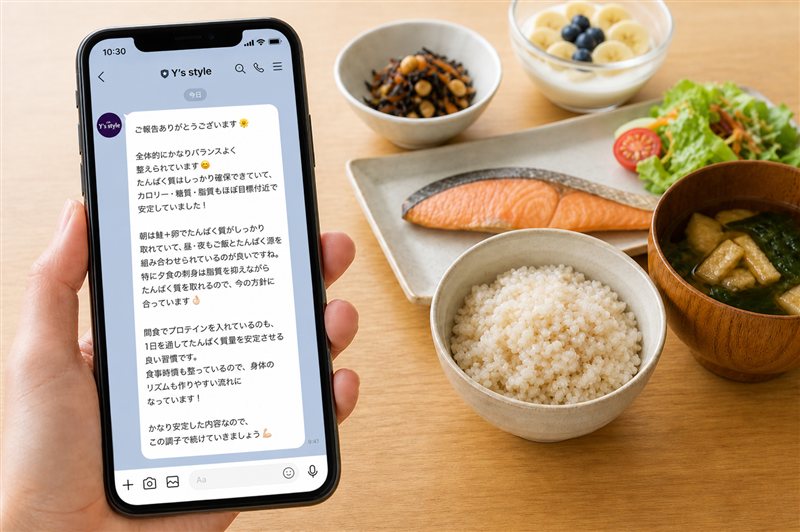 毎日のLINE食事管理